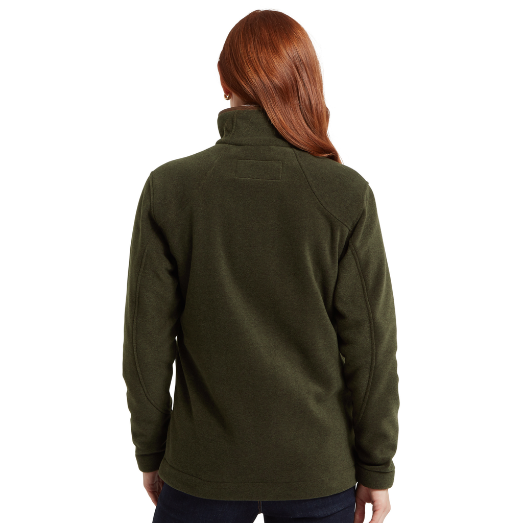 Schoffel Ladies Burley Fleece Jacket - Dark Olive