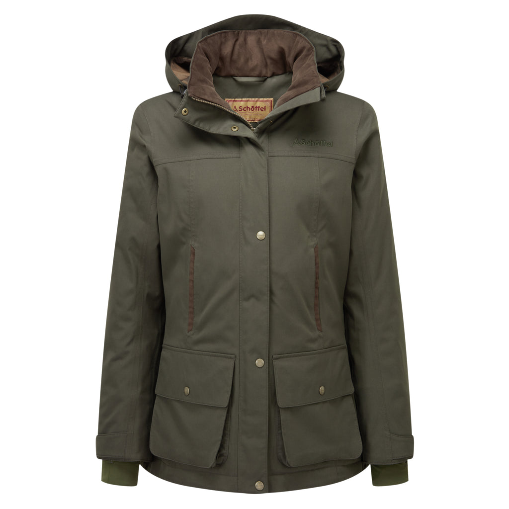Schoffel Ladies Langton Country Coat - Dark Woodland