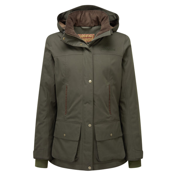 Schoffel Ladies Langton Country Coat - Dark Woodland