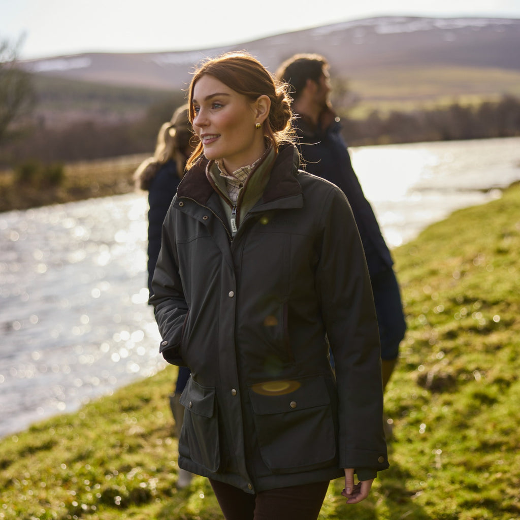 Schoffel Ladies Langton Country Coat - Dark Woodland