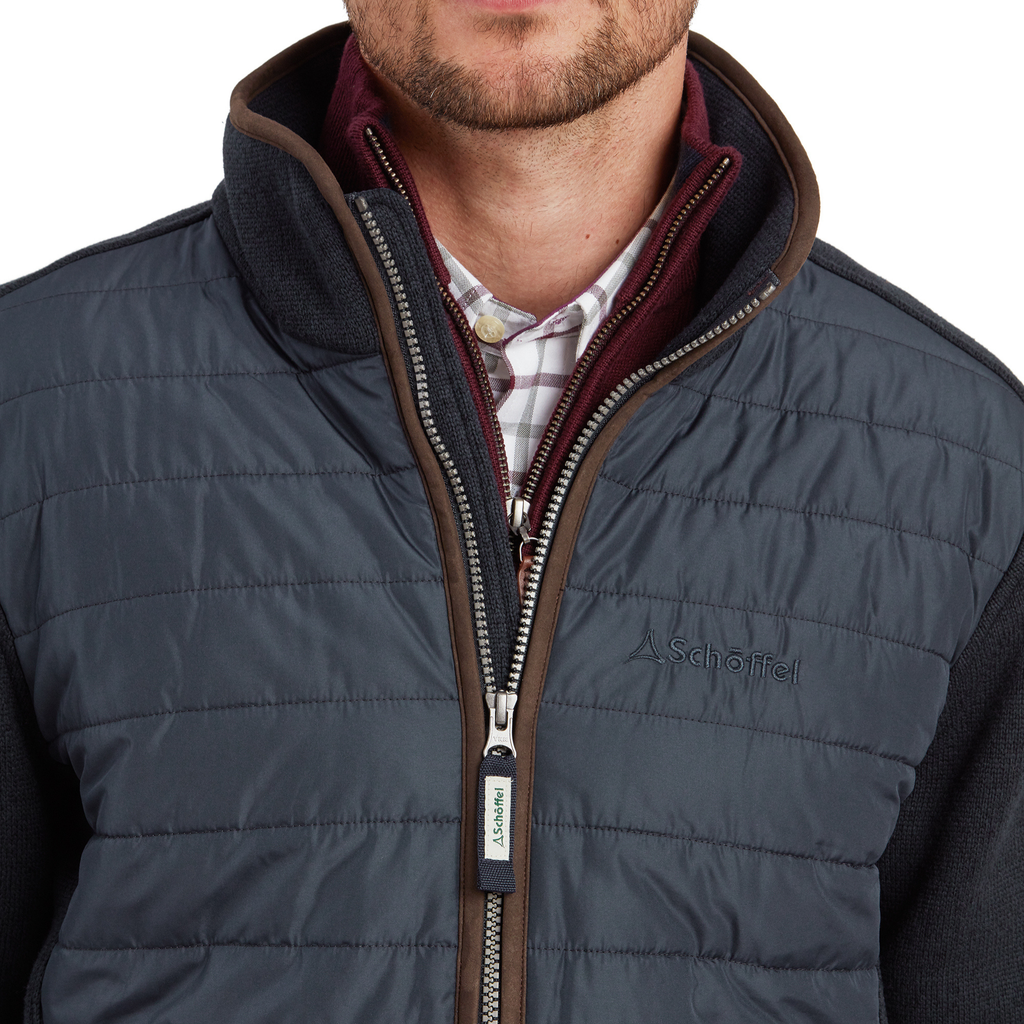 Schoffel Mens Cottesmore Hybrid Jacket - Petrol Blue