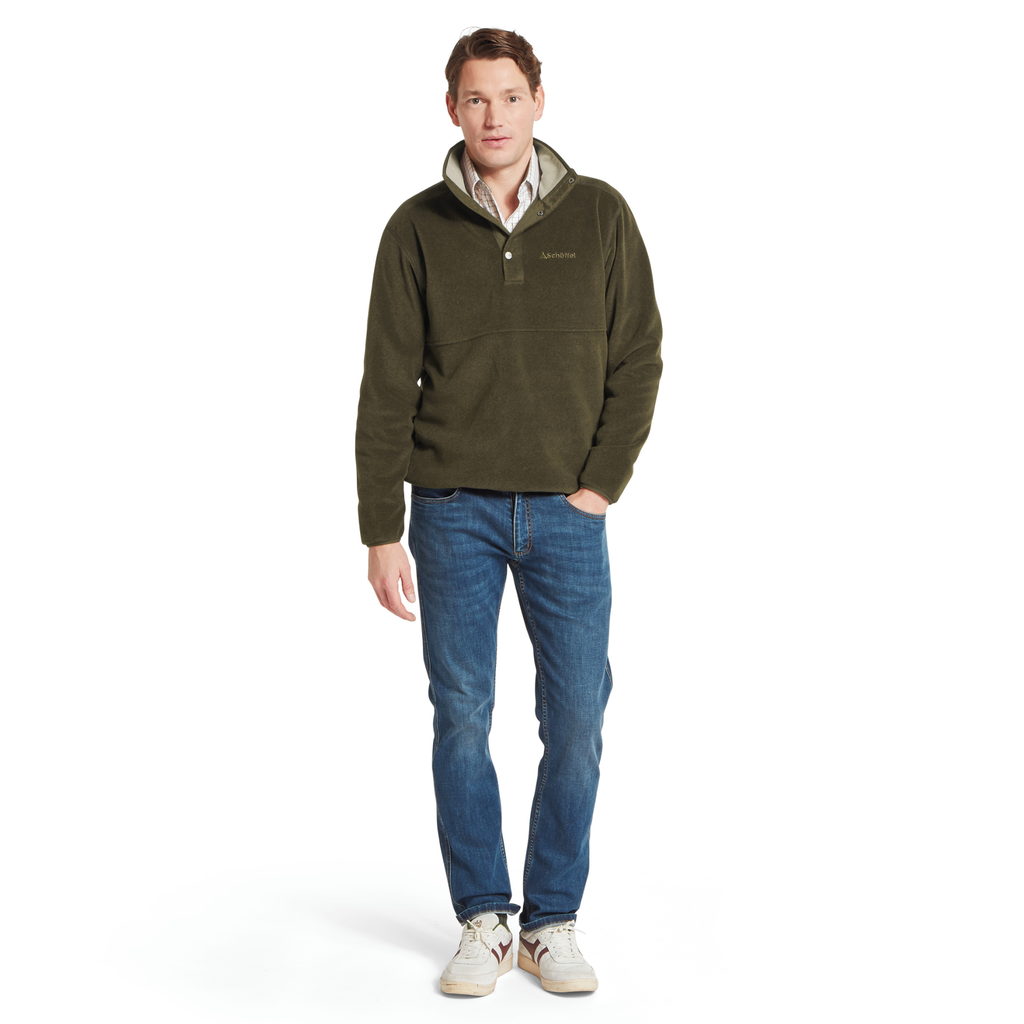 Schoffel Mens Norton Fleece - Dark Olive