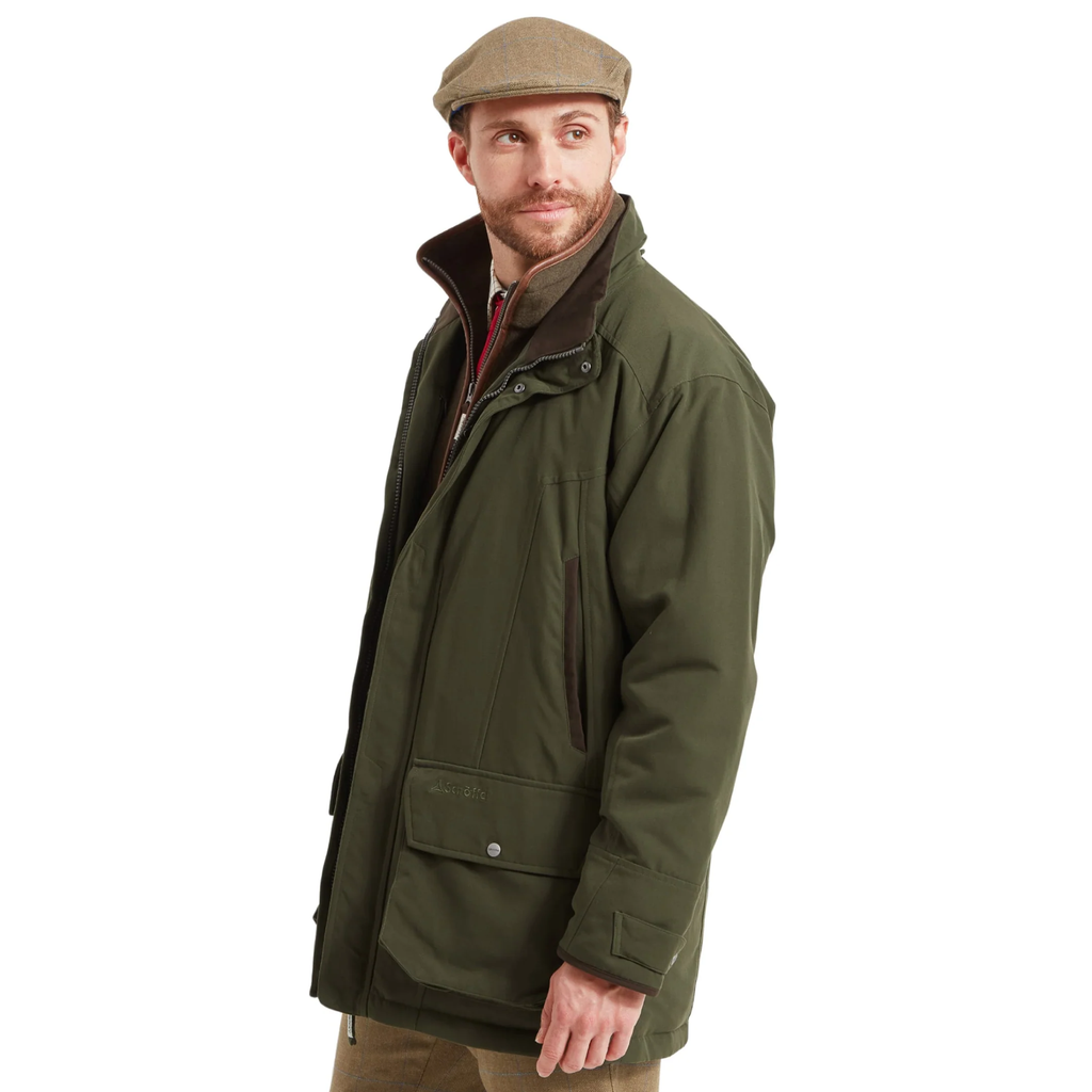 Schoffel Mens Ptarmigan Classic Coat - Hunter Green
