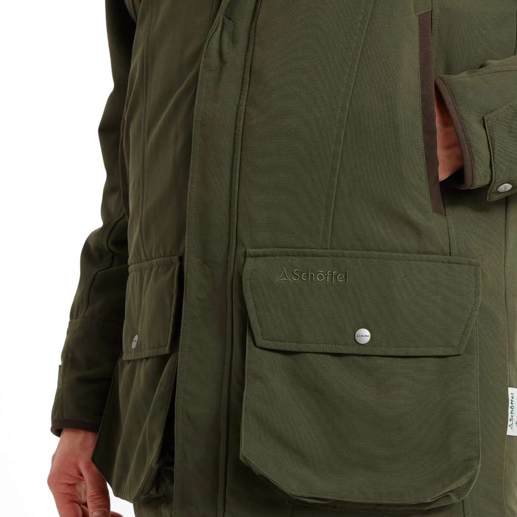 Schoffel Mens Ptarmigan Classic Coat - Hunter Green