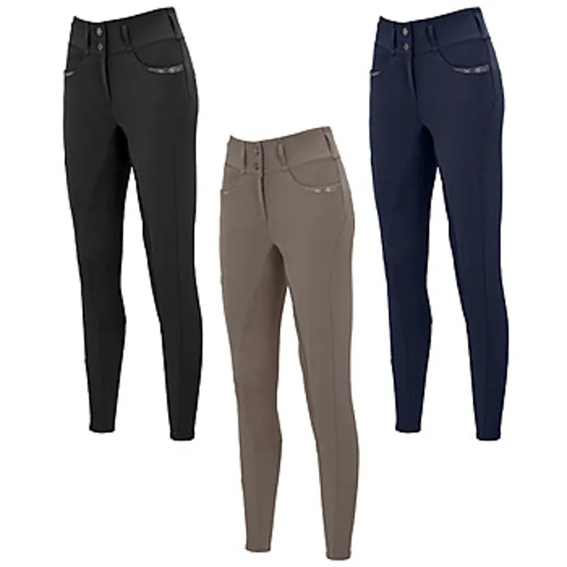 Pikeur Ladies Sebiha Mc Crown Full Seat Breech - Dark Shadow