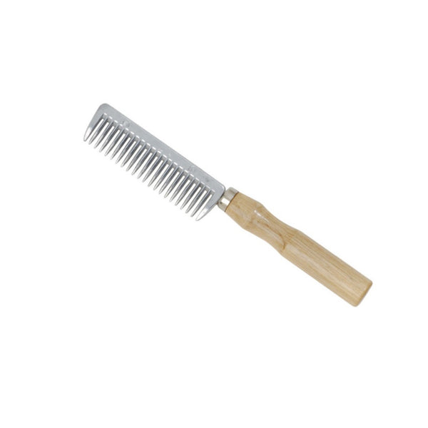 Shires Mane Comb With Wooden Handle