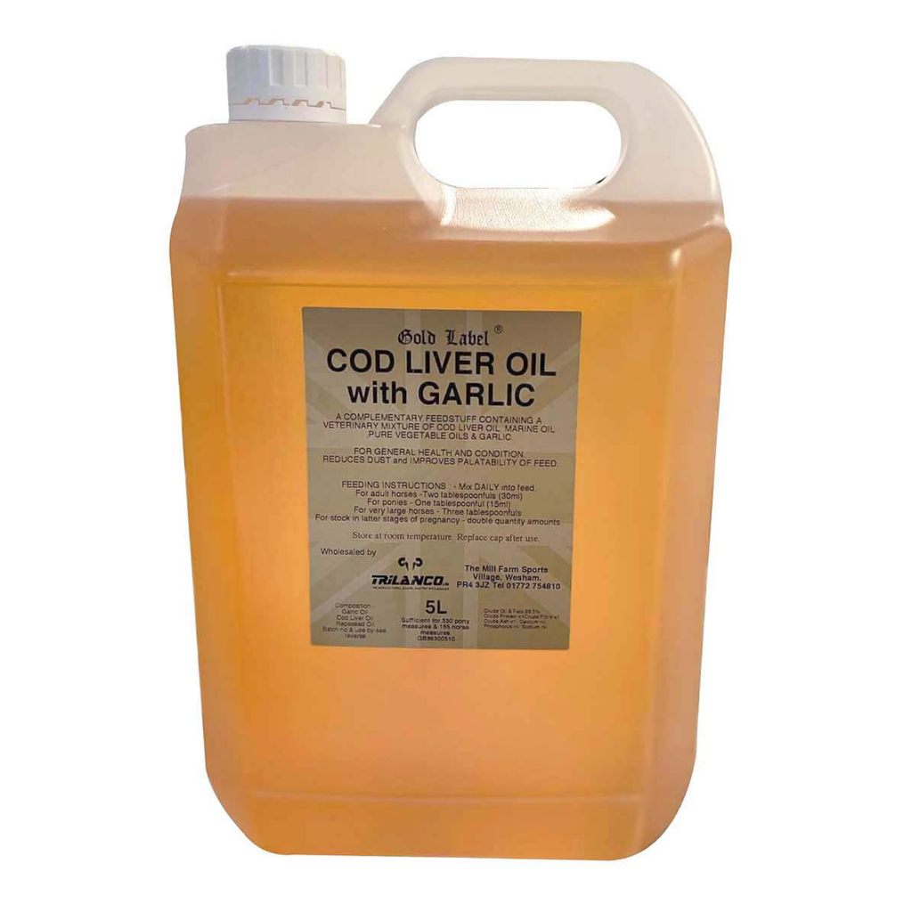 Gold Label Cod Liver Oil and Garlic - 5 Litre