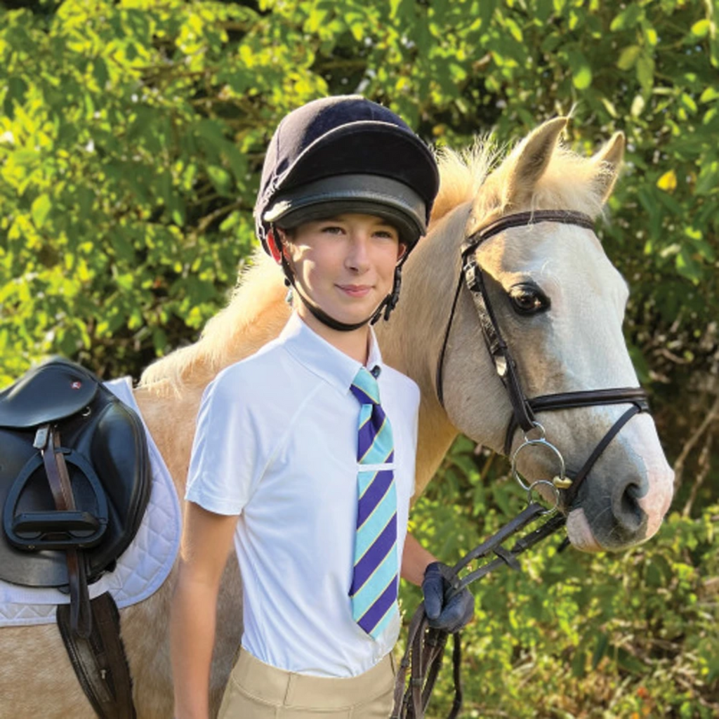 Equetech Junior Parade Show Time Shirt - White