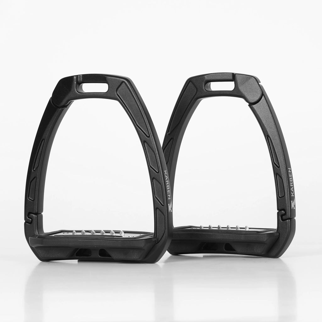 Shires Karben Ultra Grip Stirrups - Black