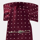 Equetech Pin Spot Riding Stock - Maroon/White