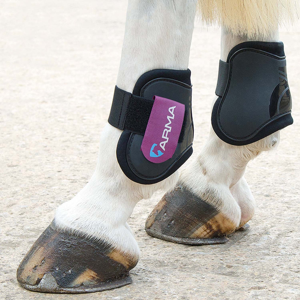 ARMA Fetlock Boots - Black/Plum