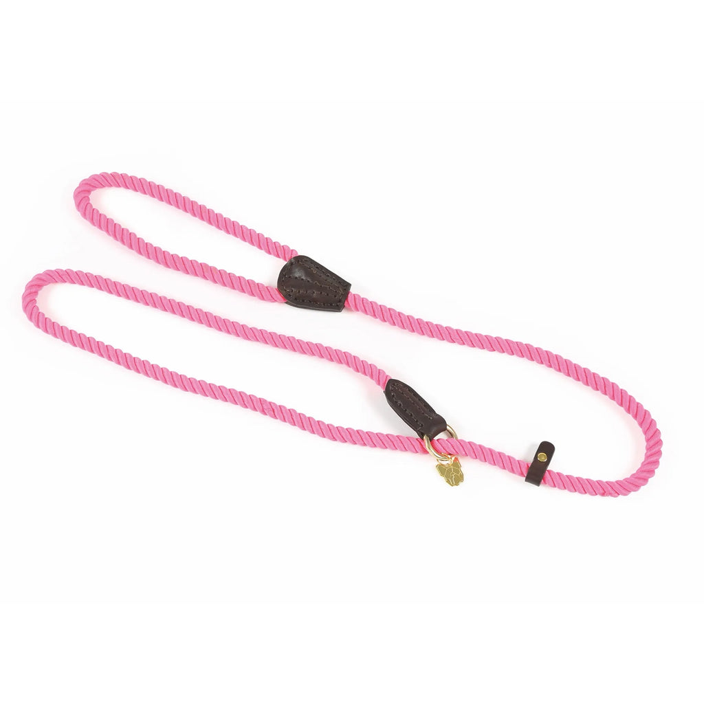 Digby and Fox Rope Slip Lead - Pink