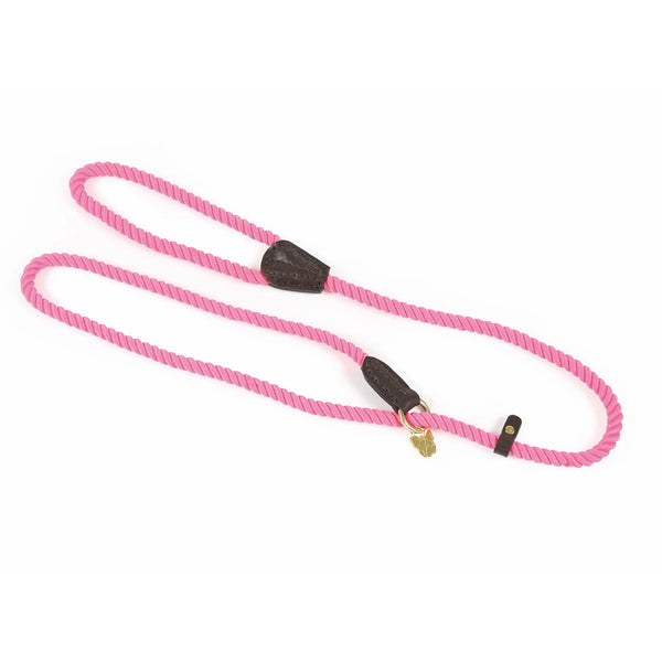 Digby and Fox Rope Slip Lead - Pink