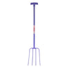 4 Prong T Handle Manure Fork Purple