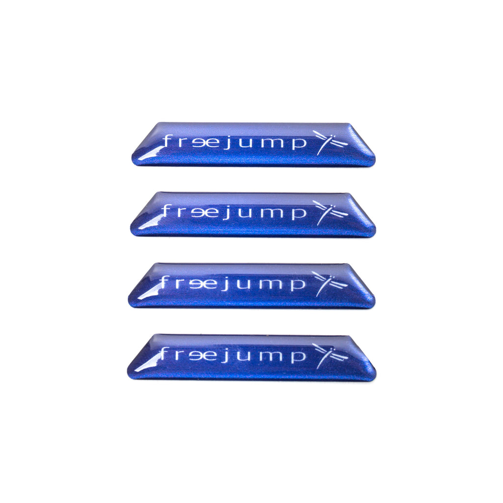 Freejump Air's Stirrup Banner Stickers - Black/Navy