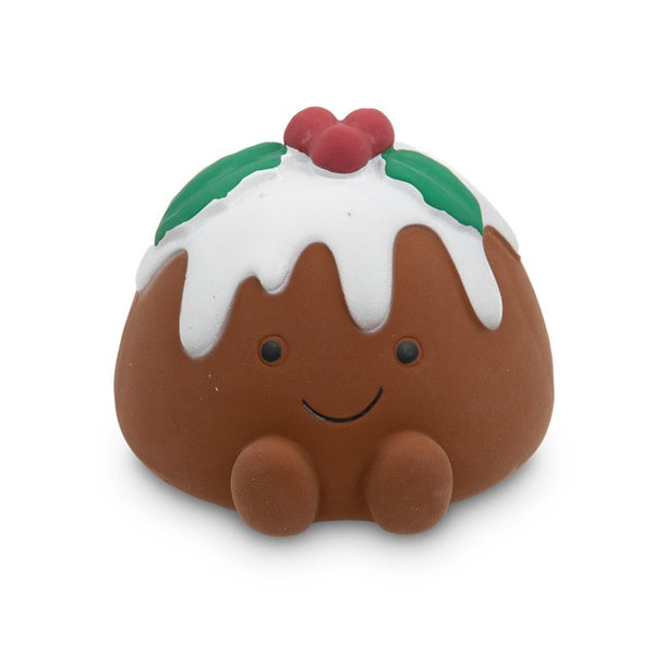 Petface Chrissie Christmas Pudding Latex Dog Toy