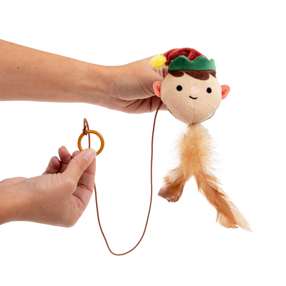 Petface Elf Finger Teaser Xmas Cat Toy