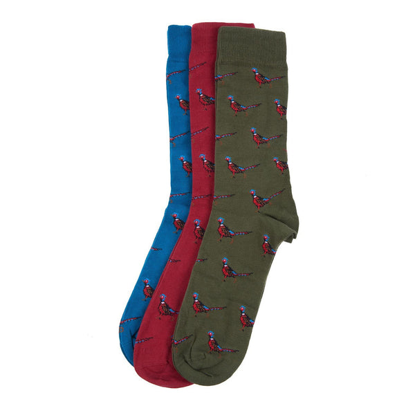 Barbour Mens Pheasant Socks Gift Box