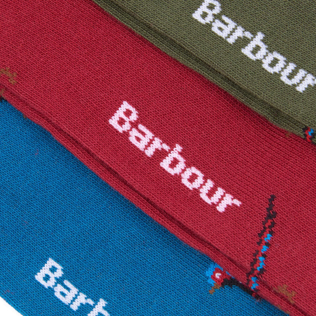 Barbour Mens Pheasant Socks Gift Box