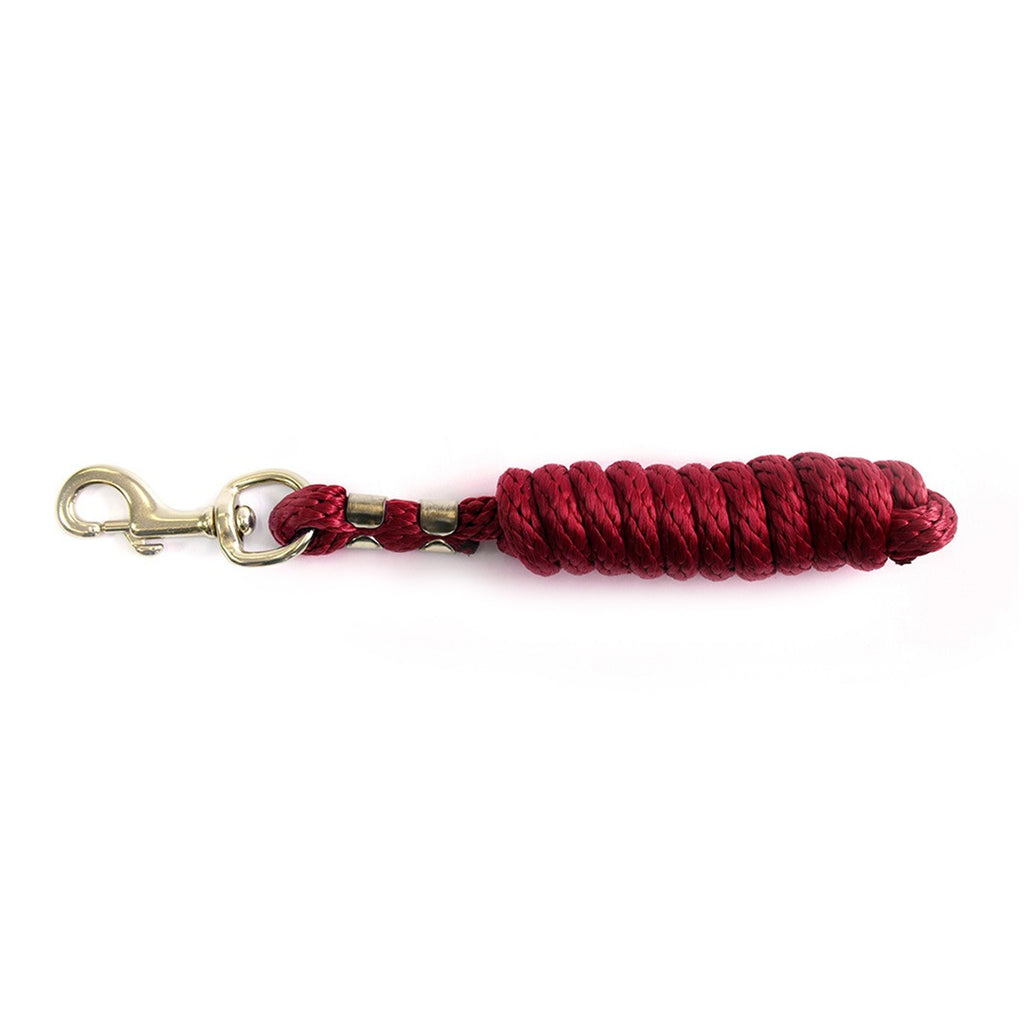 KM Elite 6ft Lead Rope Burgundy