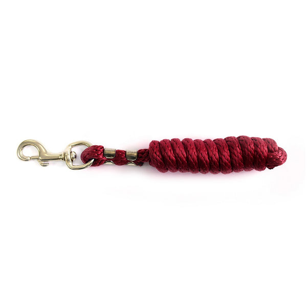 KM Elite 6ft Lead Rope Burgundy
