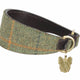 Digby and Fox Tweed Greyhound Collar - Green