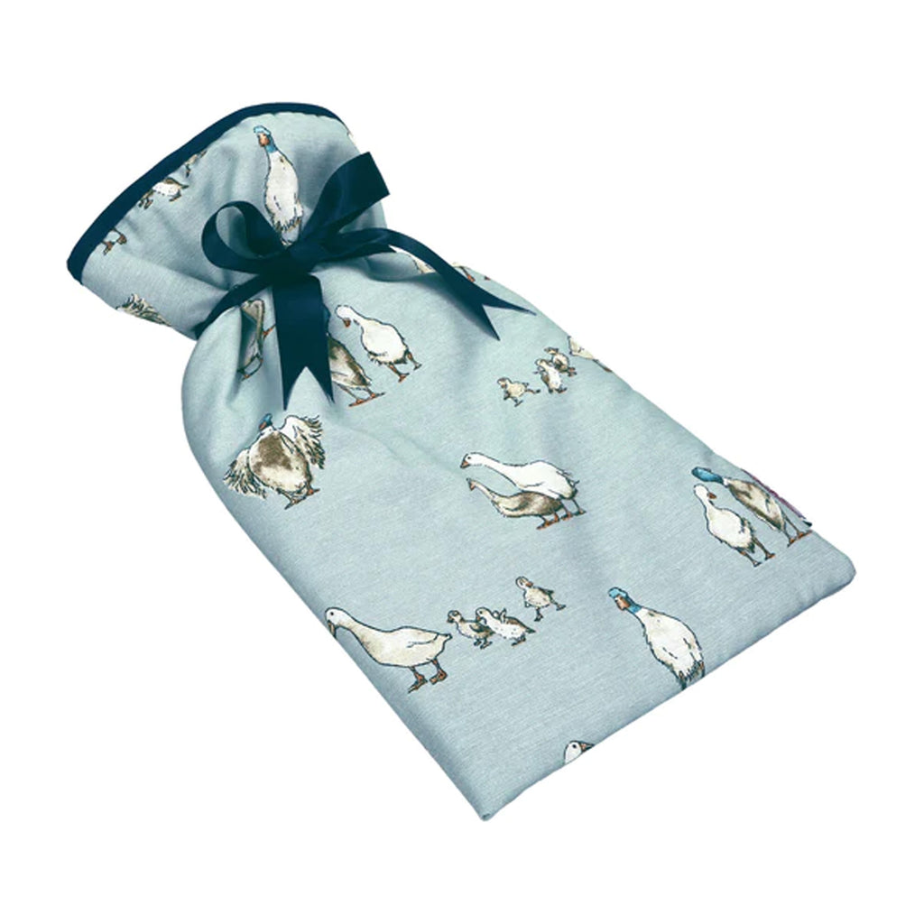 The Wheat Bag Company 2L Hot Water Bottle Ducks Blue