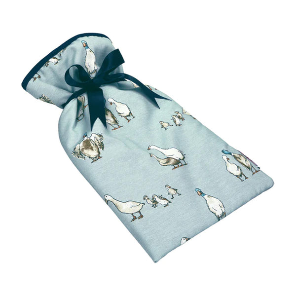 The Wheat Bag Company 2L Hot Water Bottle Ducks Blue