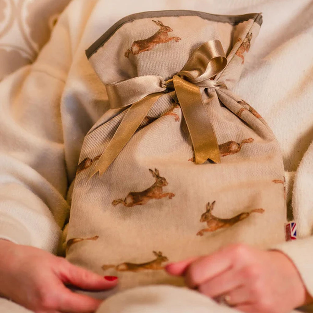 The Wheat Bag Company 2L Hot Water Bottle Running Hare