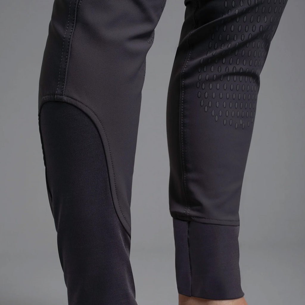 Premier Equine Barusso Mens Gel Knee Breeches - Anthracite