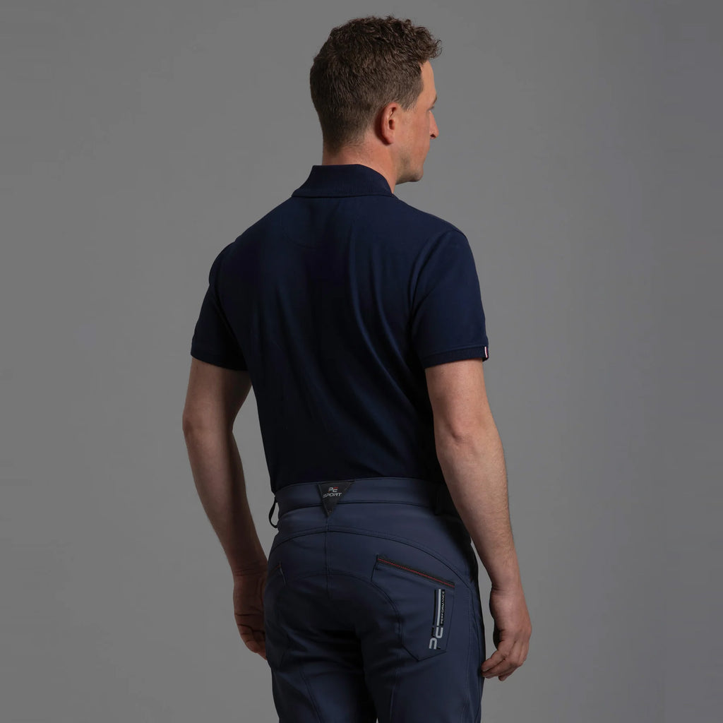 Premier Equine Barusso Mens Gel Knee Breeches - Navy