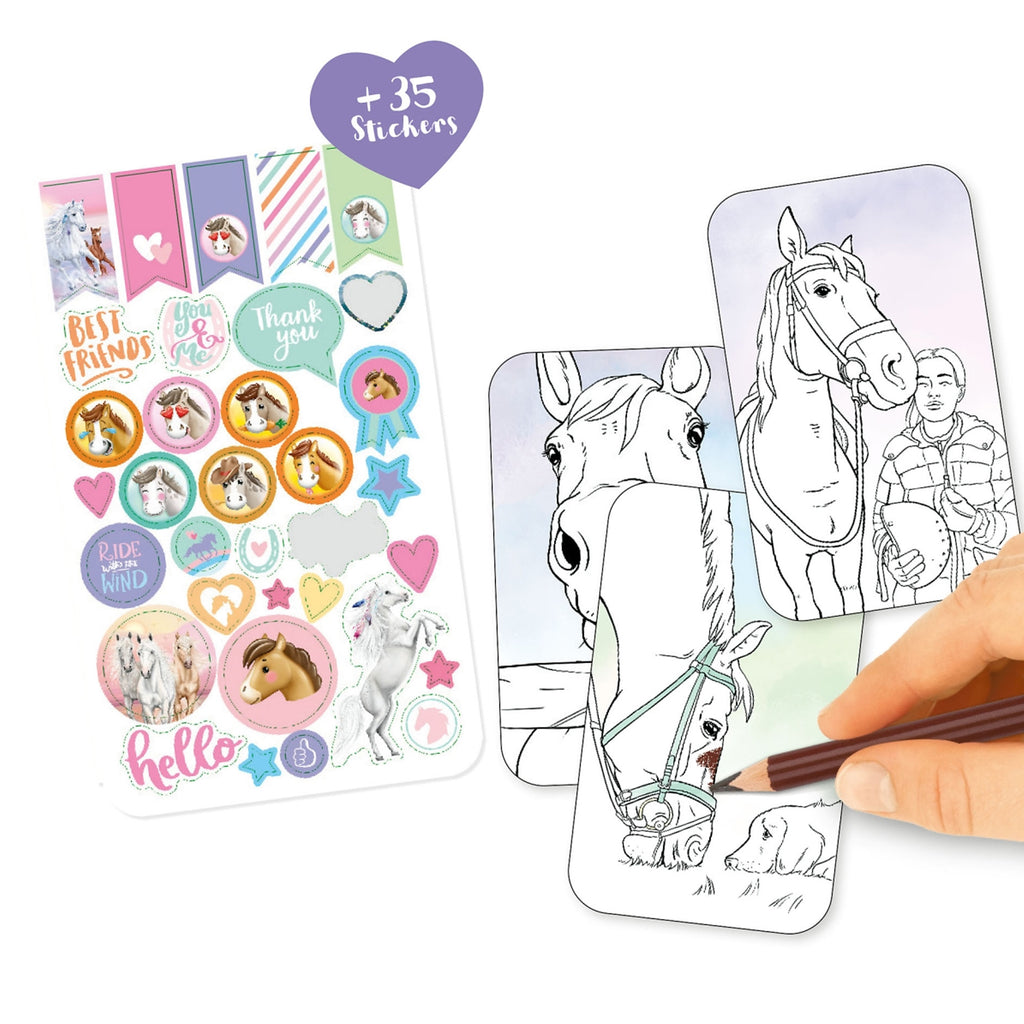 Miss Melody Selfie Colouring Book