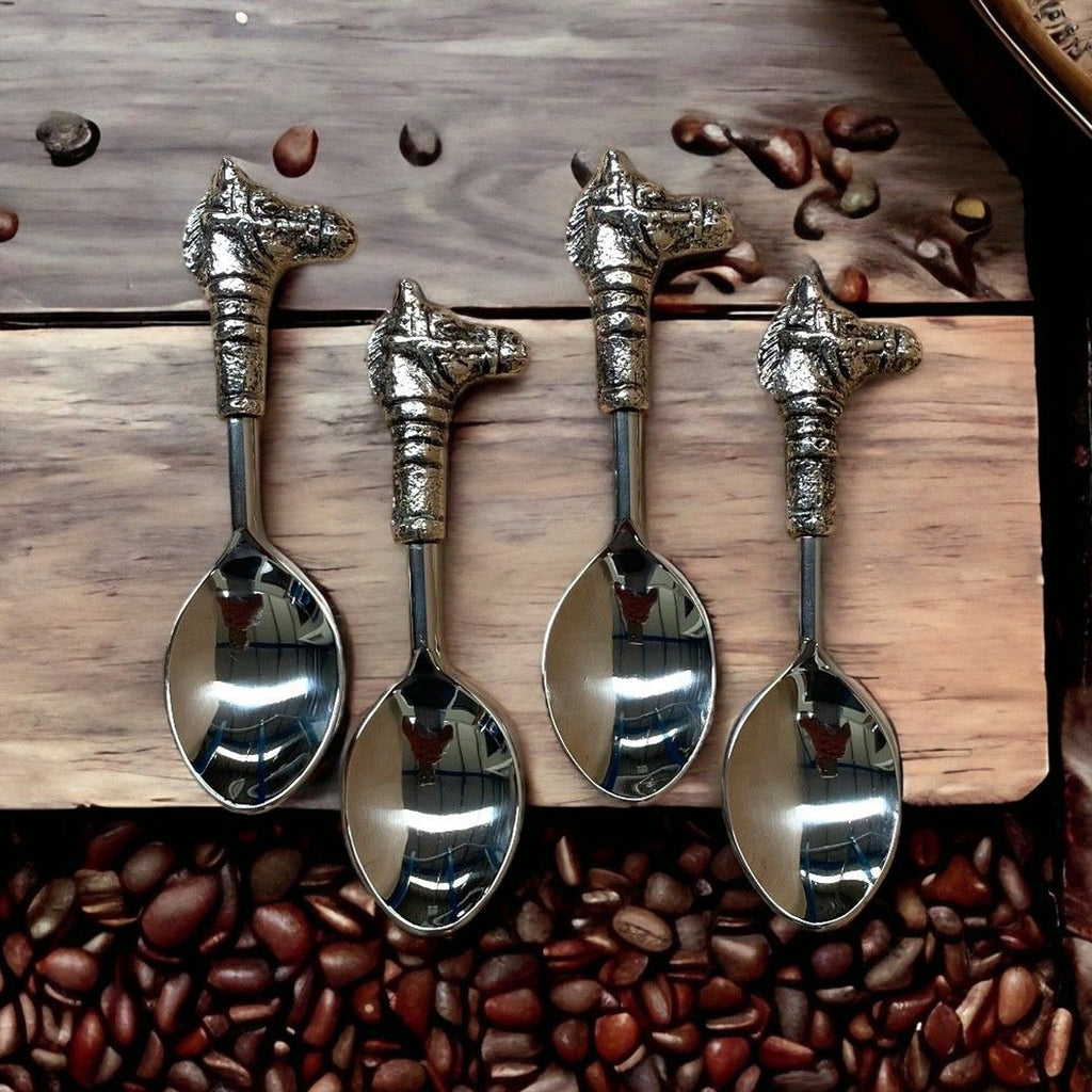 Orchid Designs Metal Horse Teaspoons