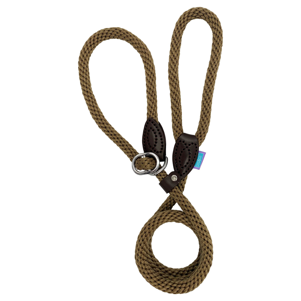 Hemmo & Co Thin Rope Slip Lead - Khaki