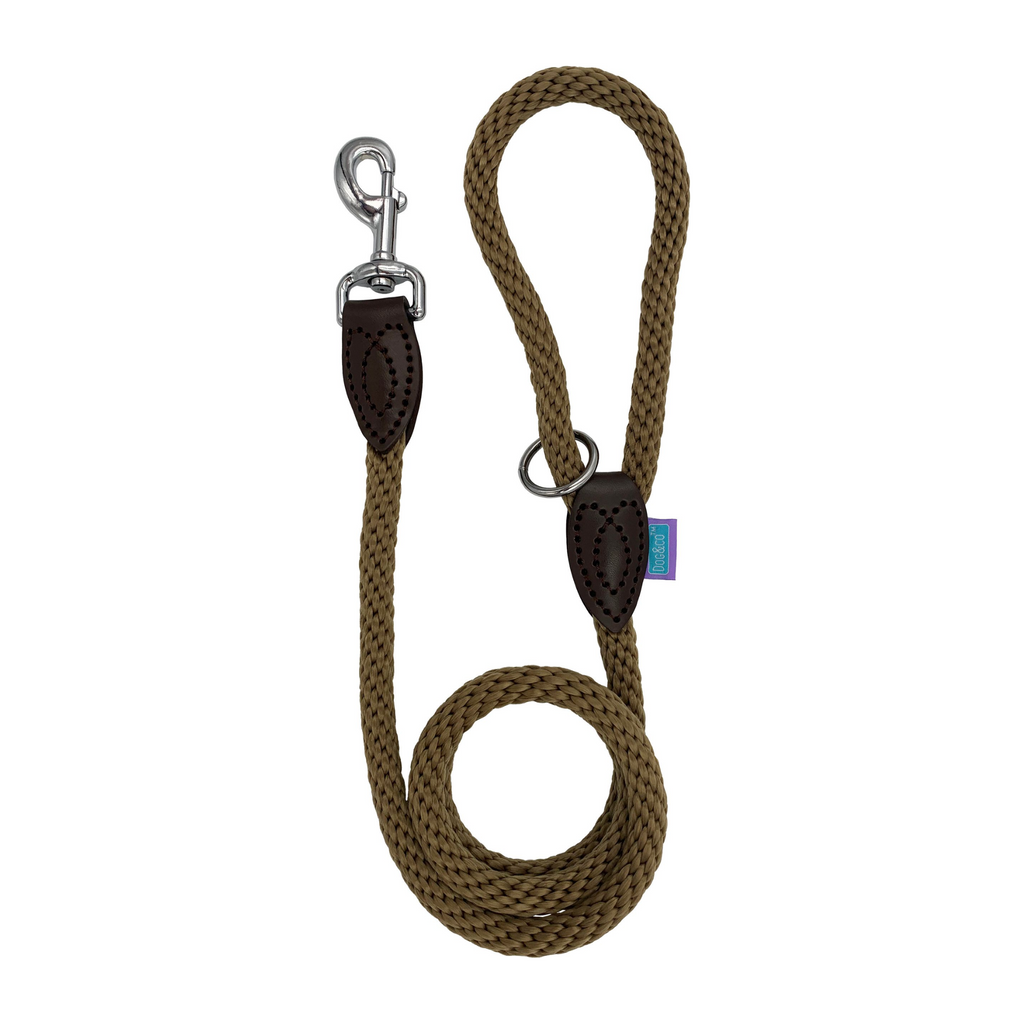Hem and Boo Trigger Rope Lead - Khaki