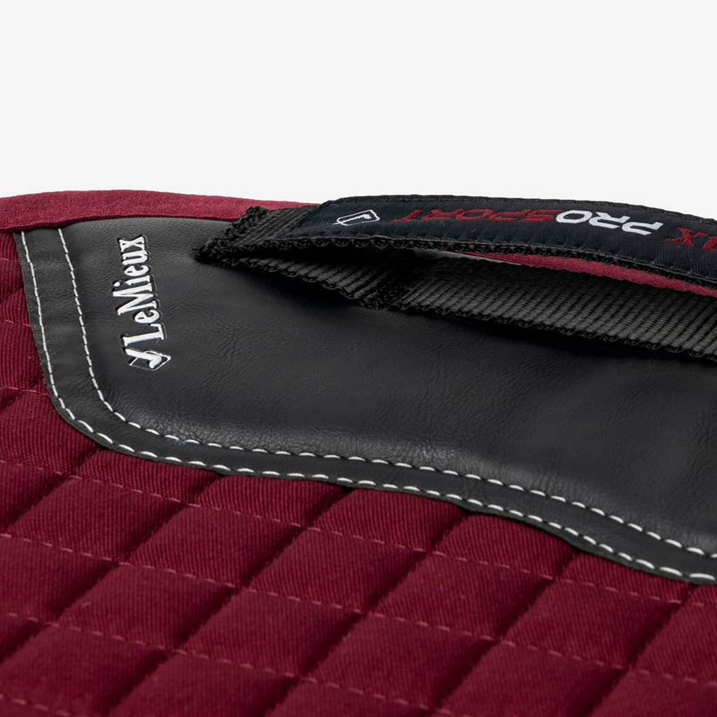 LeMieux Cotton GP Square Pad - Burgundy