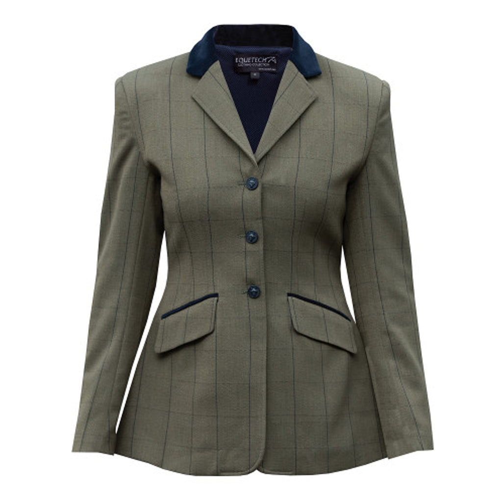 Equetech Bellingham Deluxe Stretch Tweed Riding Jacket
