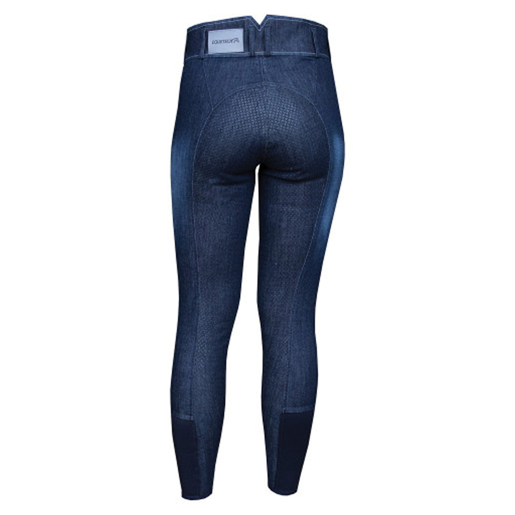 Equetech Ultimo Denim Grip Breeches - Blue Denim