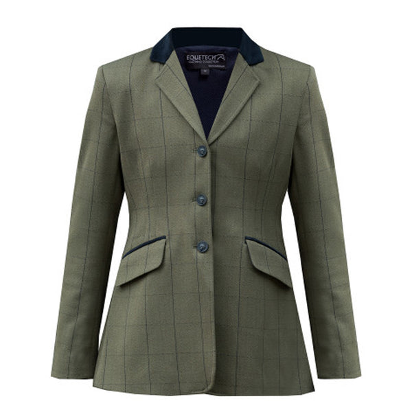 Equetech Junior Bellingham Deluxe Stretch Tweed Riding Jacket