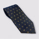 Equetech Adults Horseshoes Show Tie - Navy/Gold/White