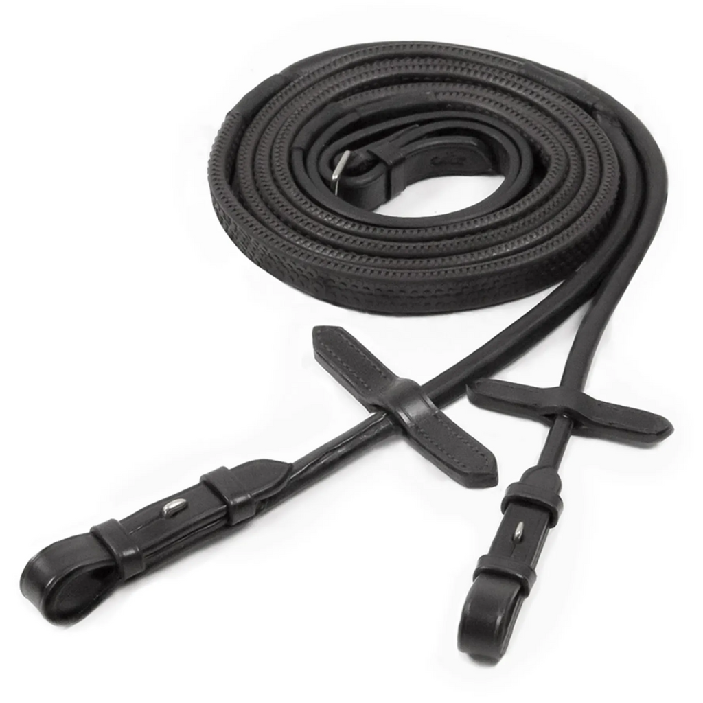 Schockemohle Rubber Rein Round - Black Full