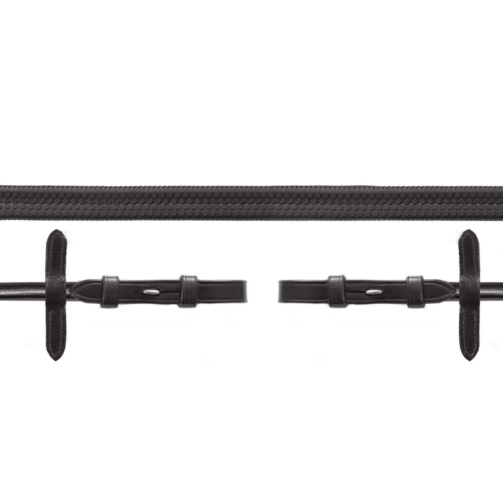 Schockemohle Rubber Rein Round - Black Full
