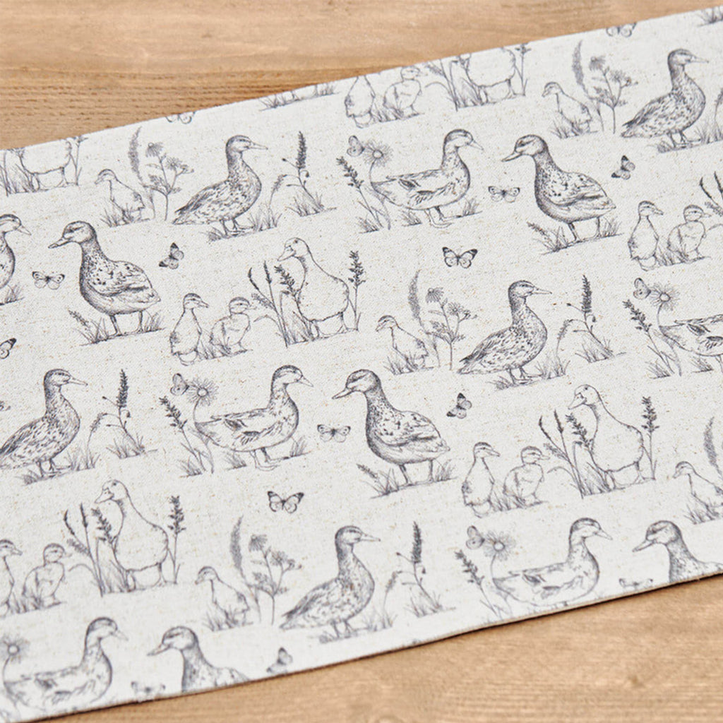 Sketchy Duck Table Runner