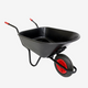 BullBarrow Mammoth Wheelbarrow - Black