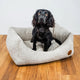 Snug and Cosy Boucle Rectangle Bed - Oat