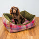 Snug and Cosy Highland Rectangle Bed - Mulberry
