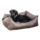 Snug and Cosy Rhodeo Rectangle Bed - Brown