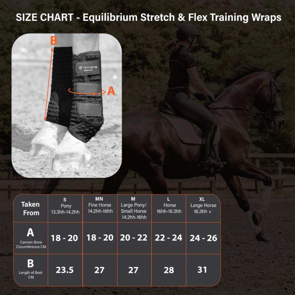 Equilibrium Stretch and Flex Training Wraps - Black