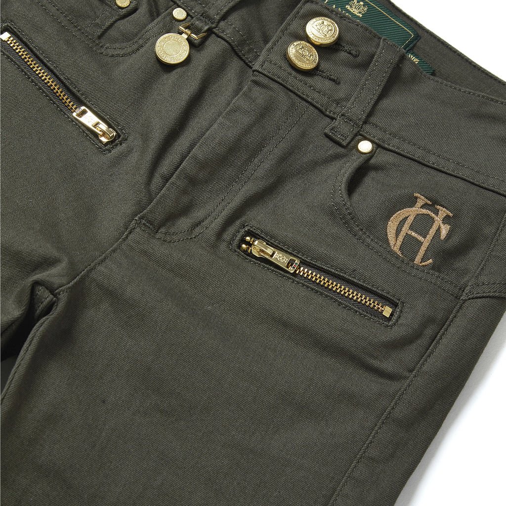 Holland Cooper Biker Jean - Hunter Green