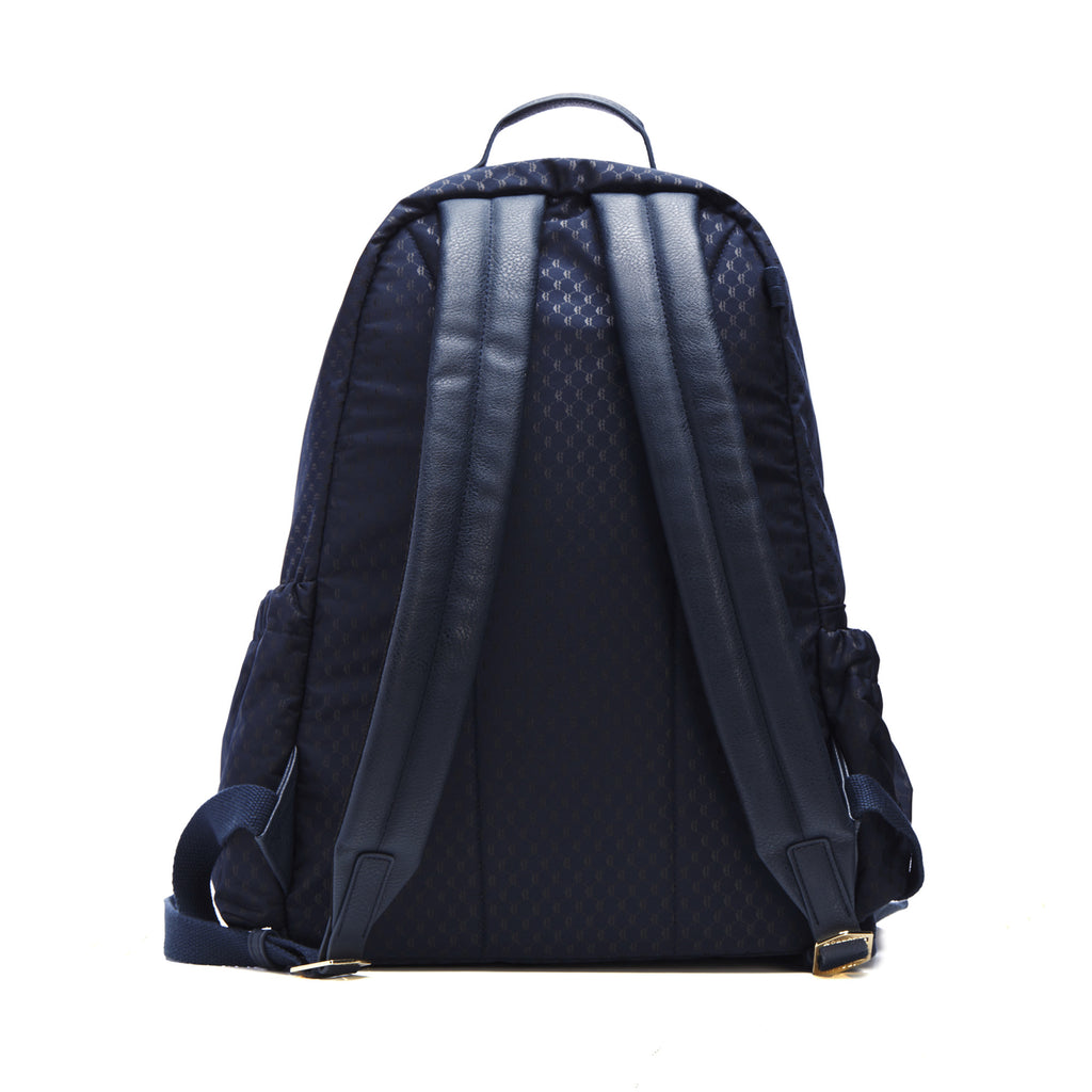 Holland Cooper Burghley Backpack - Navy Monogram